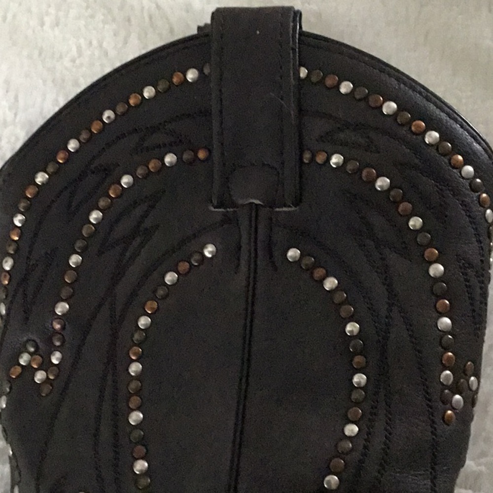 Frye Billy stud pull on cowboy boots - Picture 6 of 9